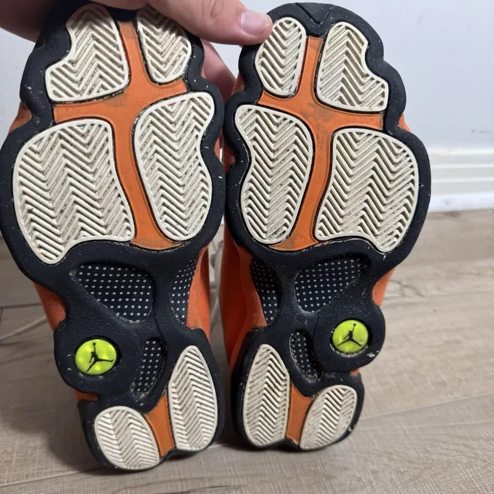 Air Jordan 13 Men’s 9.5 XIII Retro Starfish Orange White Black 2018 Basketball